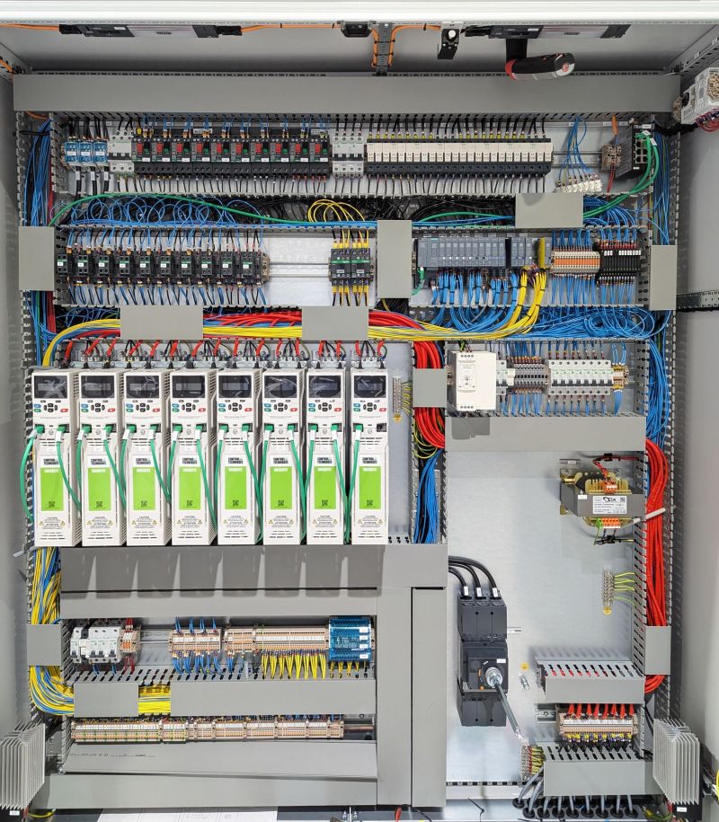 Niidec Drives in a panel